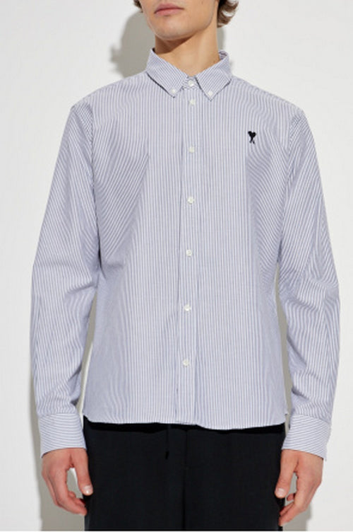 Ami Paris - Chemise Oxford Ami De Coeur En Coton