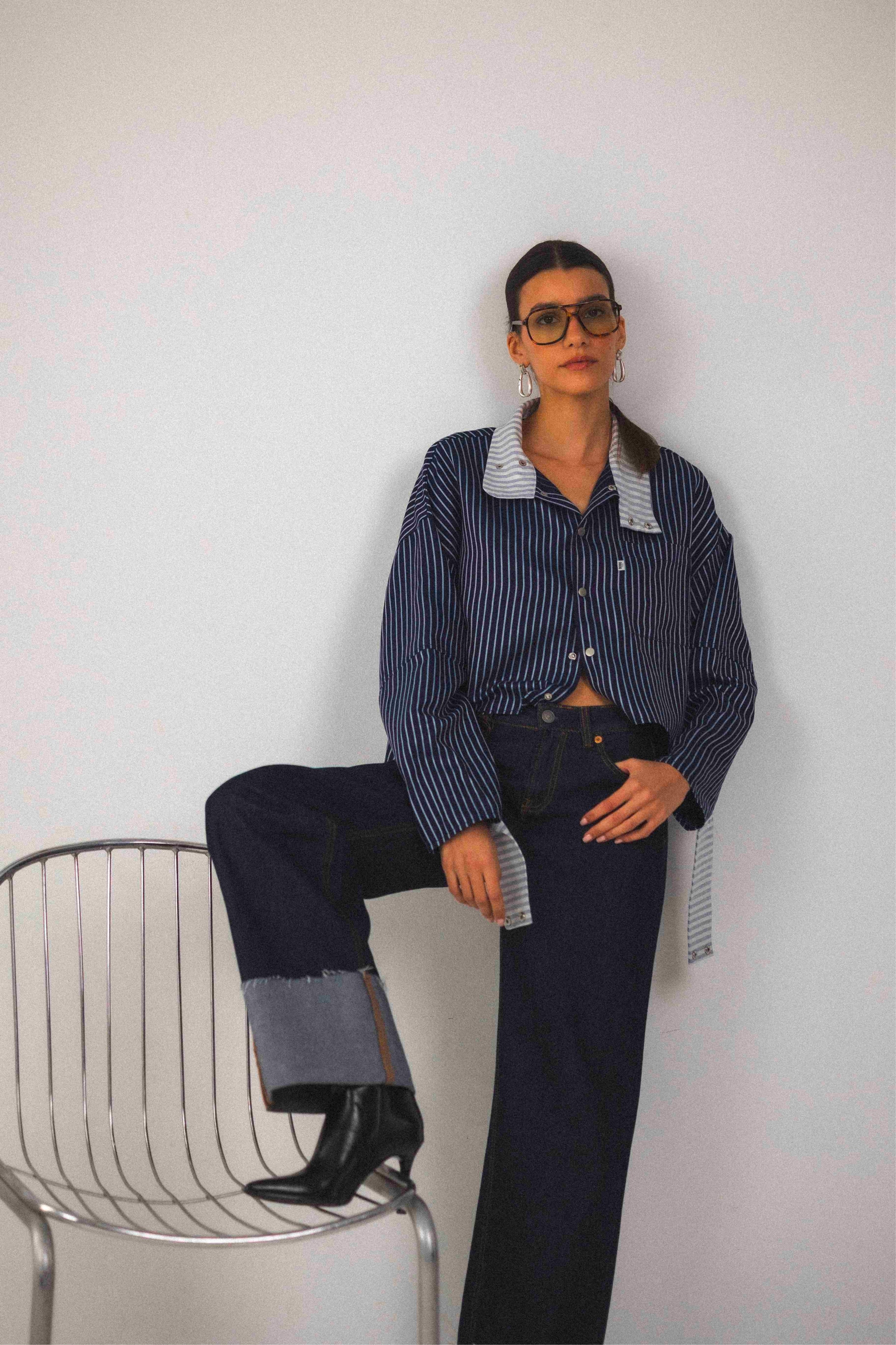 Chemise Col Montant - Aya