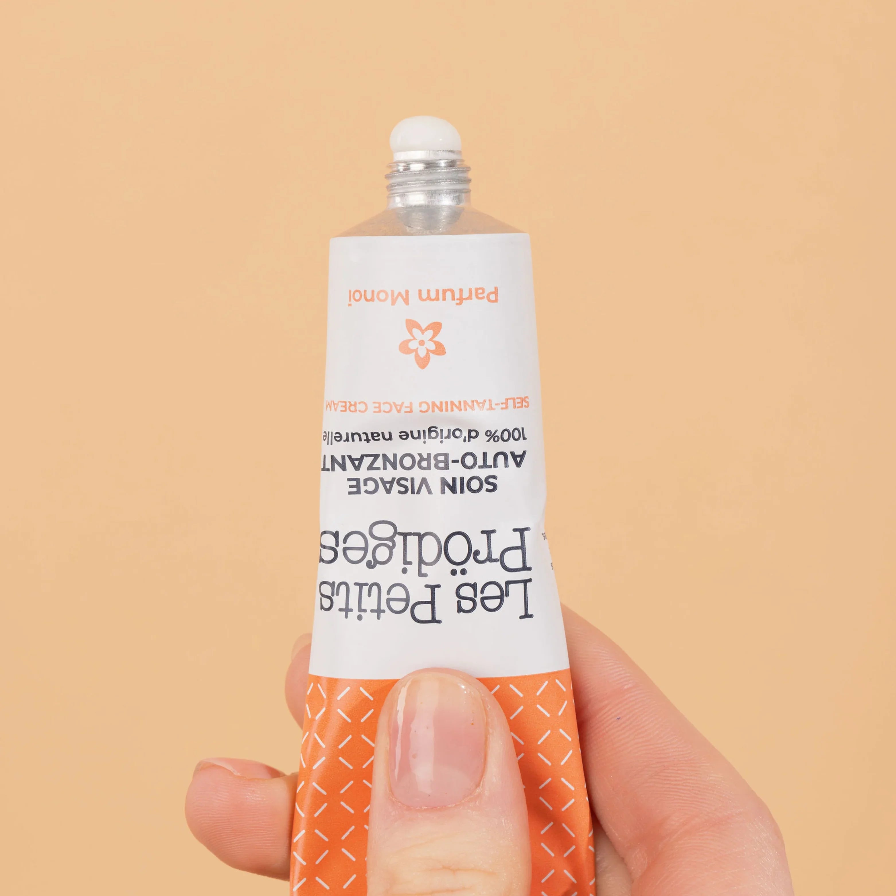 tratamiento facial autobronceador monoï hidratante natural bio