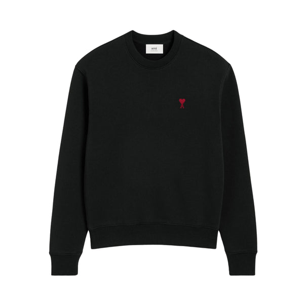 Ami Paris - Ami De Coeur Sweatshirt – Black Red