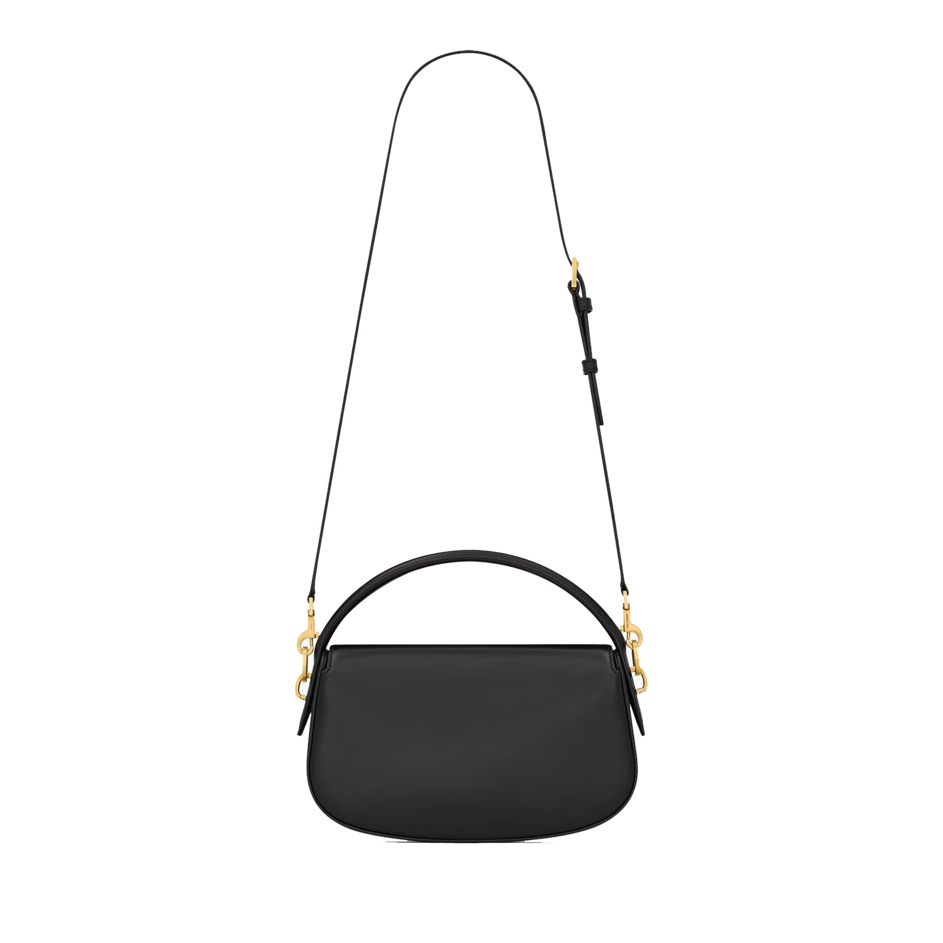 Saint Laurent - Sac Bandoulière Voltaire Half-Moon - Femme - Black