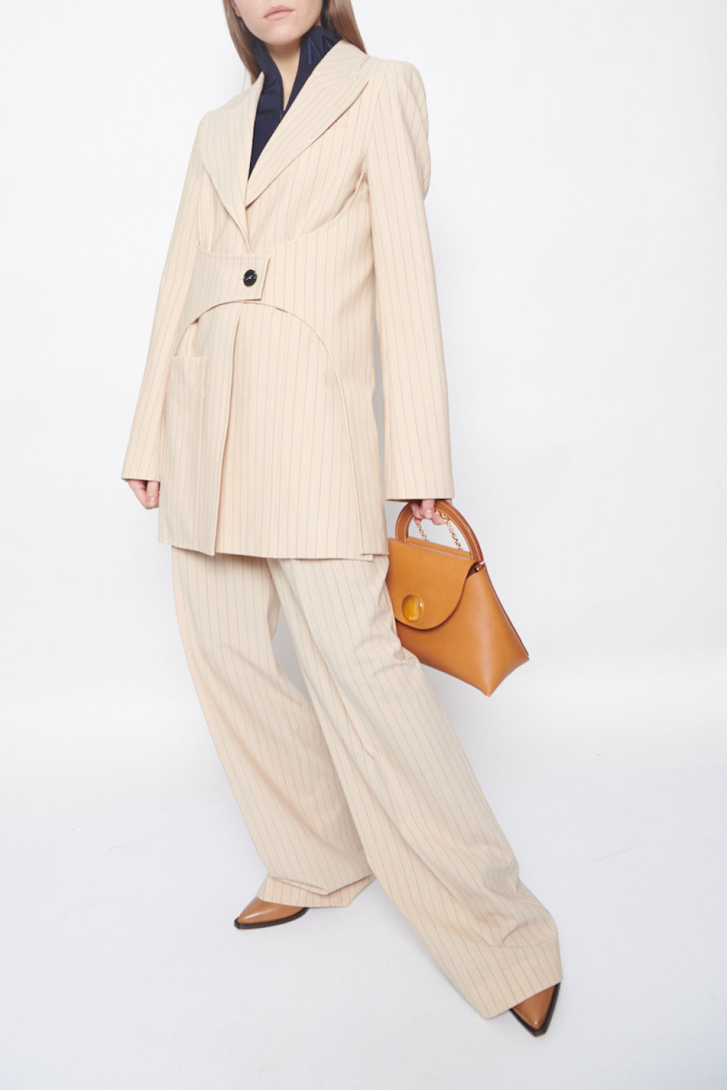 Trousers - Beige/Black - Women