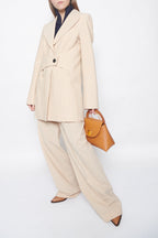 Trousers - Beige/Black - Women