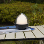 Ovie - Lampe De Table Sans Fil - Acier - Noir