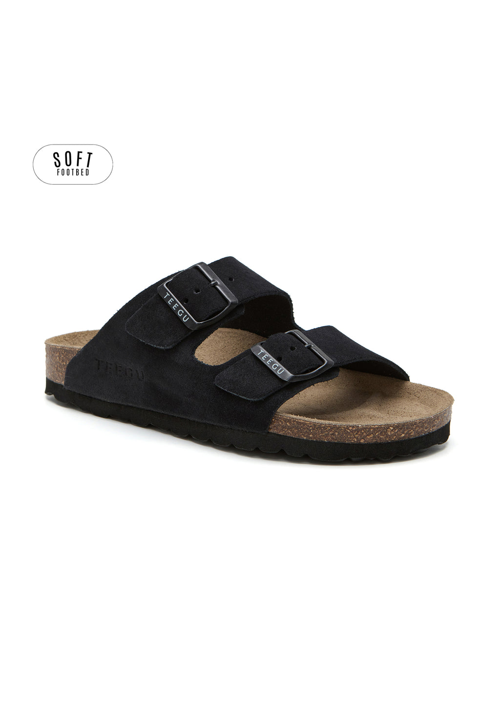 Planta Soft Sandals - Black