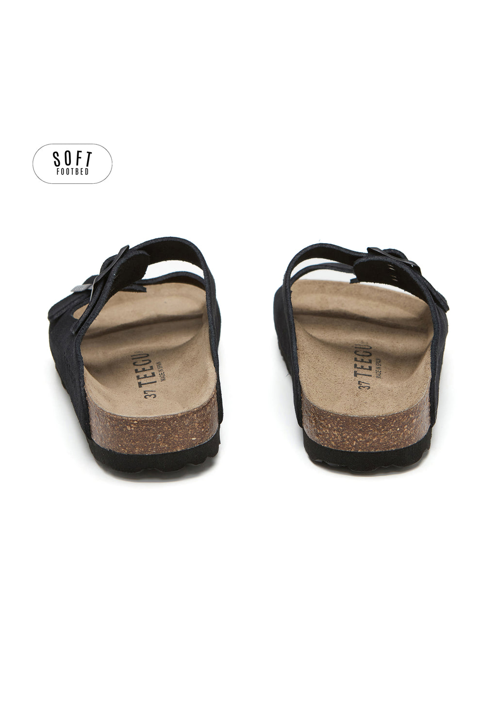 Planta Soft Sandals - Black