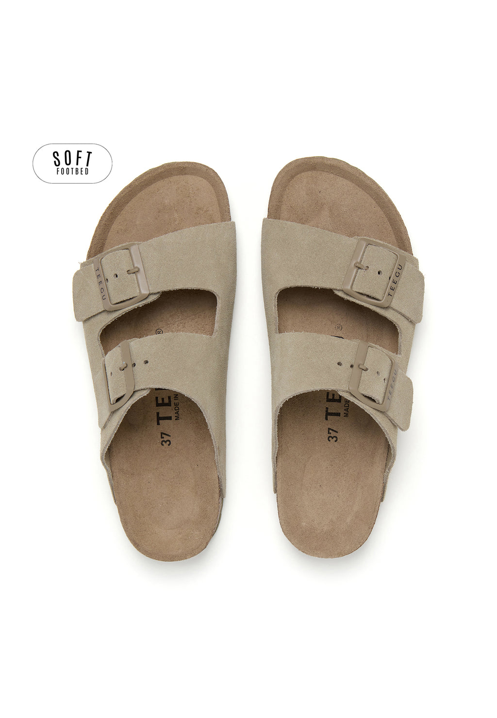 Planta Soft Sandals - Khaki