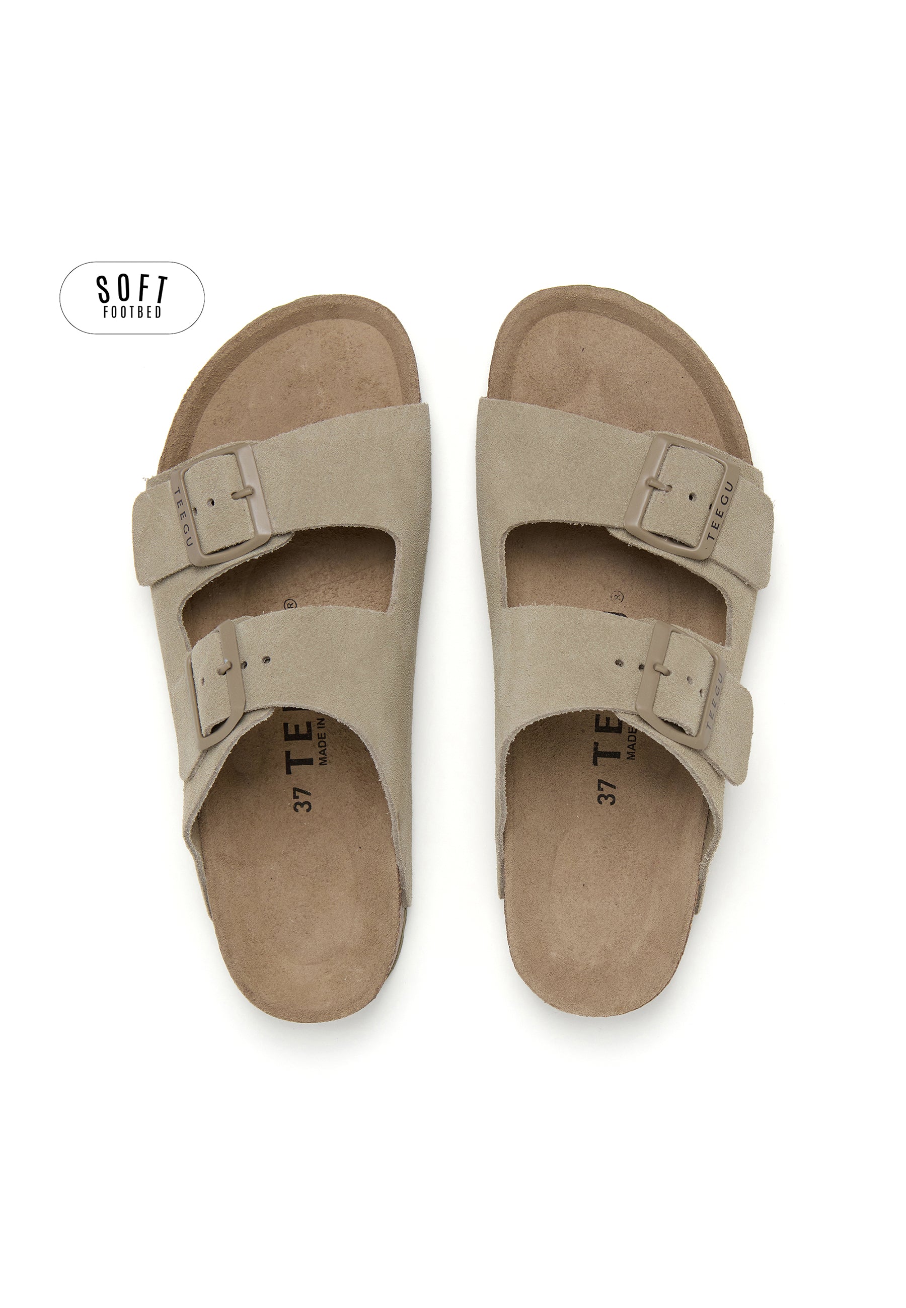 Planta Soft Sandals - Khaki