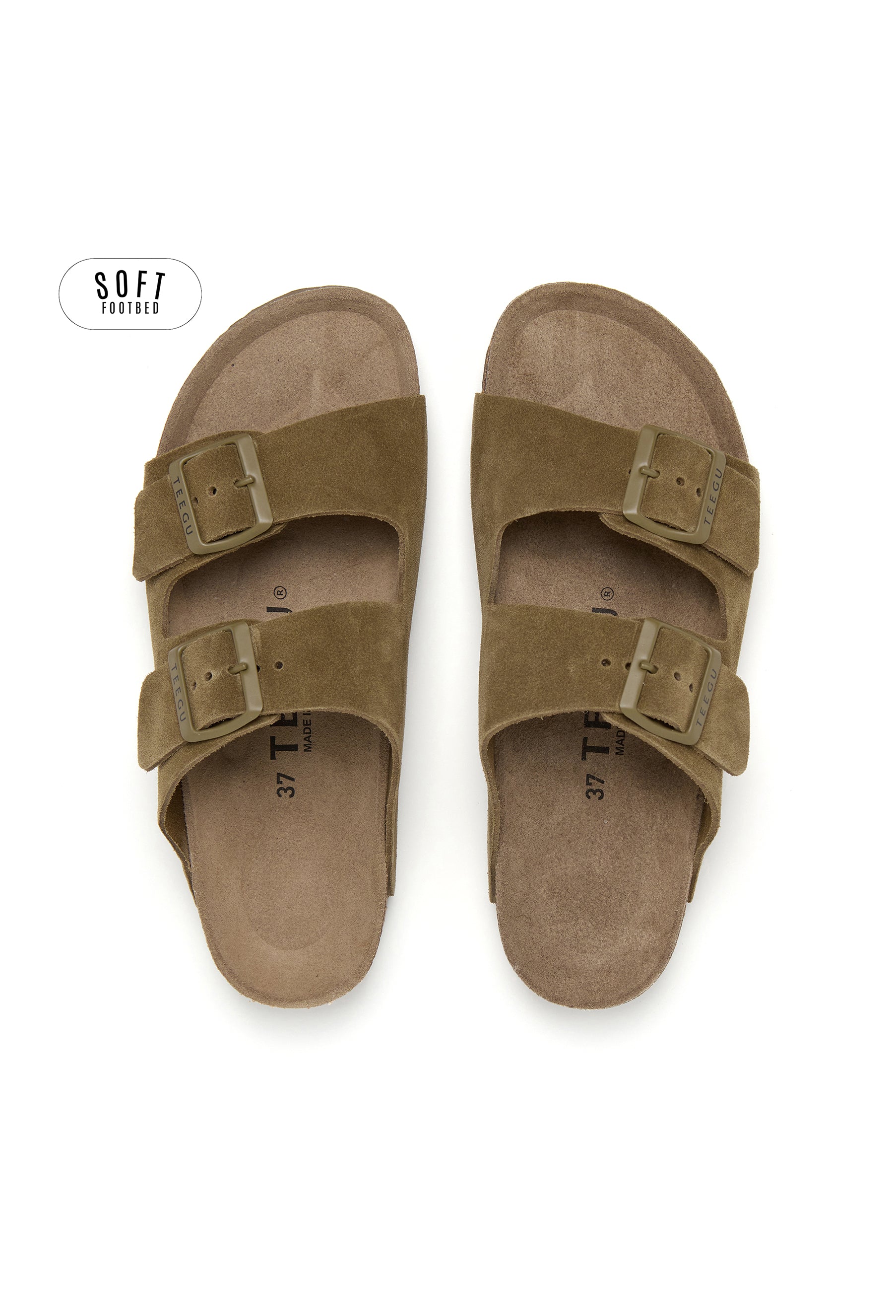 Planta Soft Sandals - Khaki