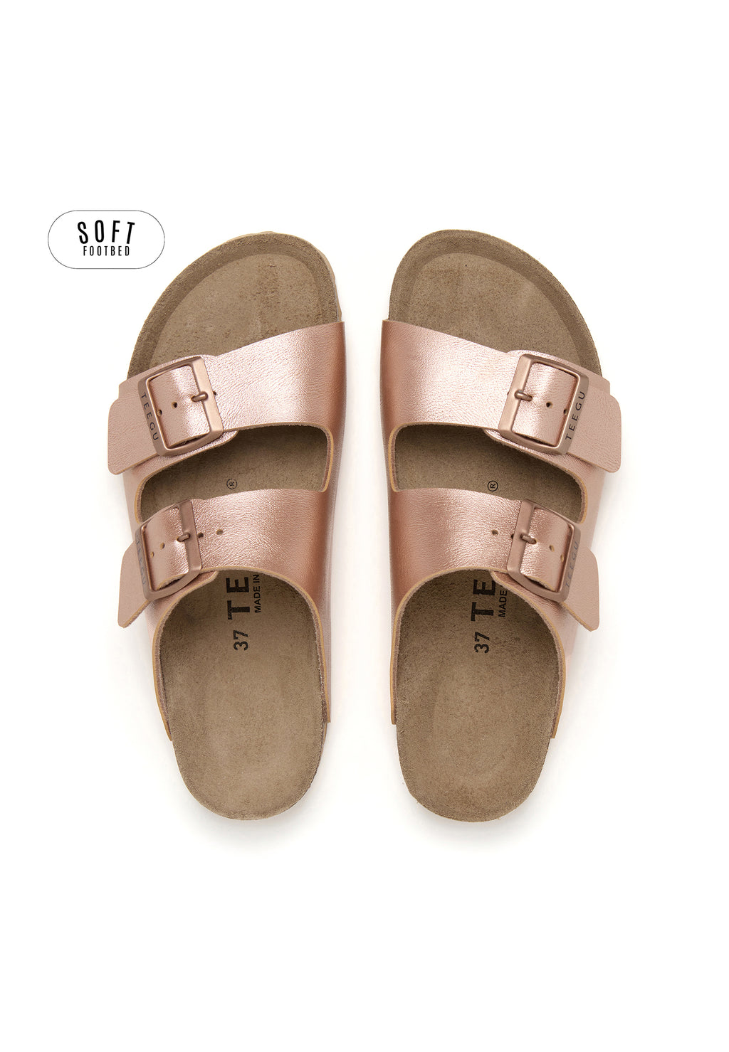 Planta Soft Sandals - Salmon