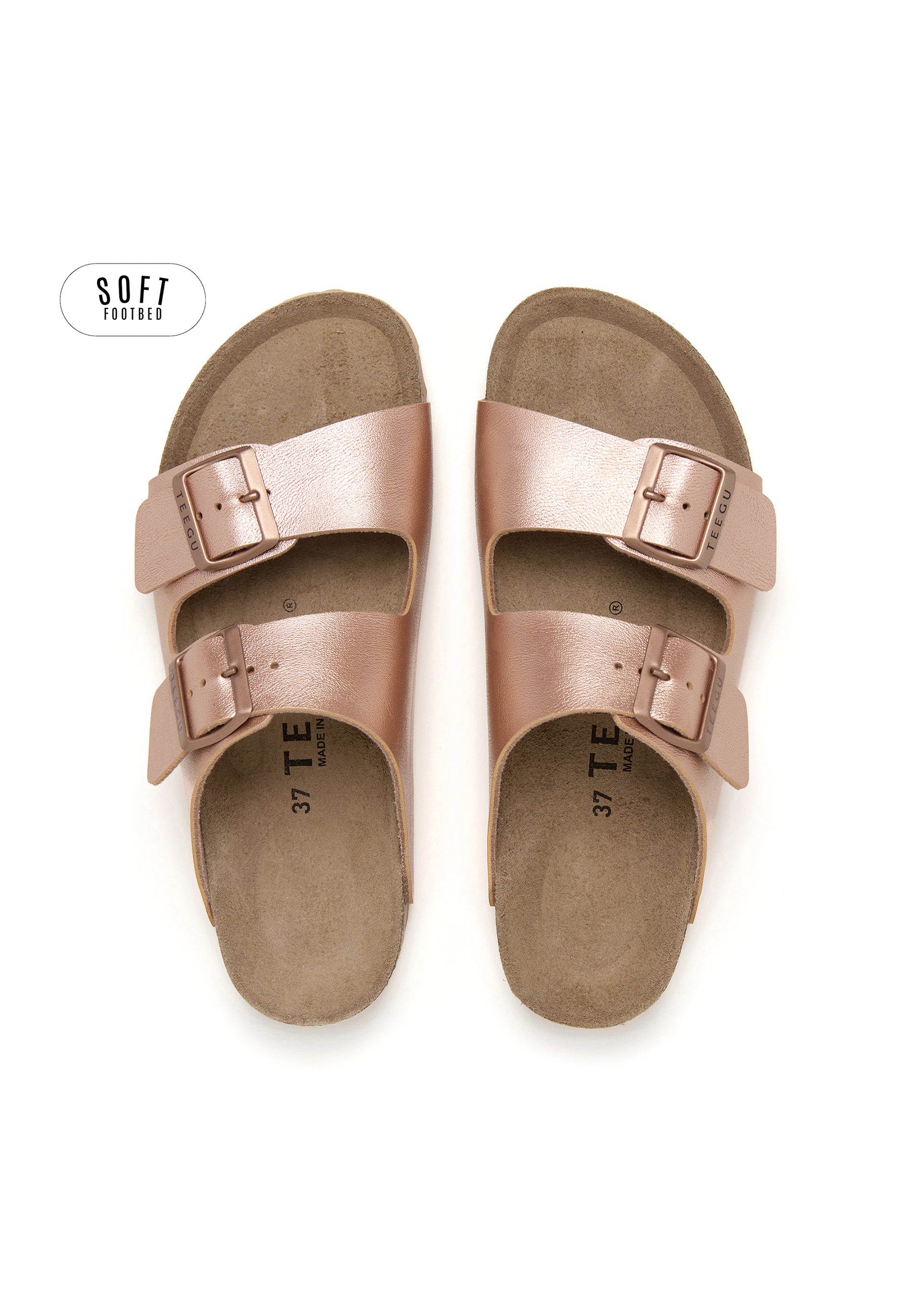 Planta Soft Sandals - Salmon