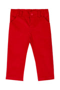 Pantalon En Velours - Rouge - Bébé Garçon