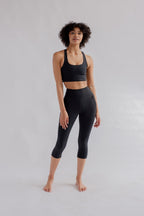 Leggings - Leggings compresivos de talle alto - Negro