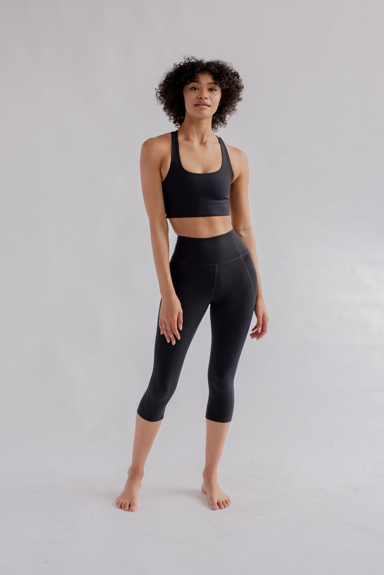 Leggings - Leggings compresivos de talle alto - Negro