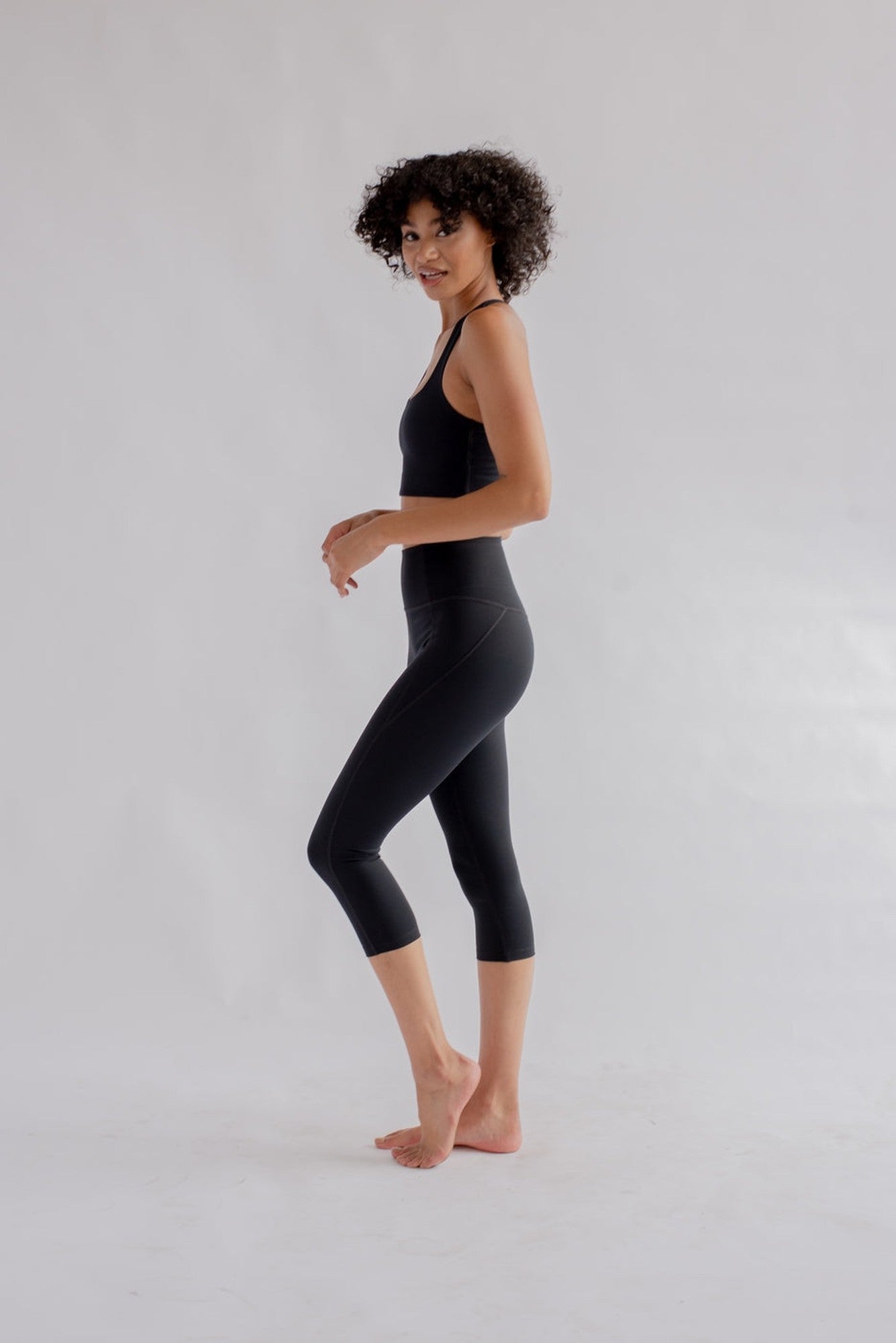 Leggings - Leggings compresivos de talle alto - Negro
