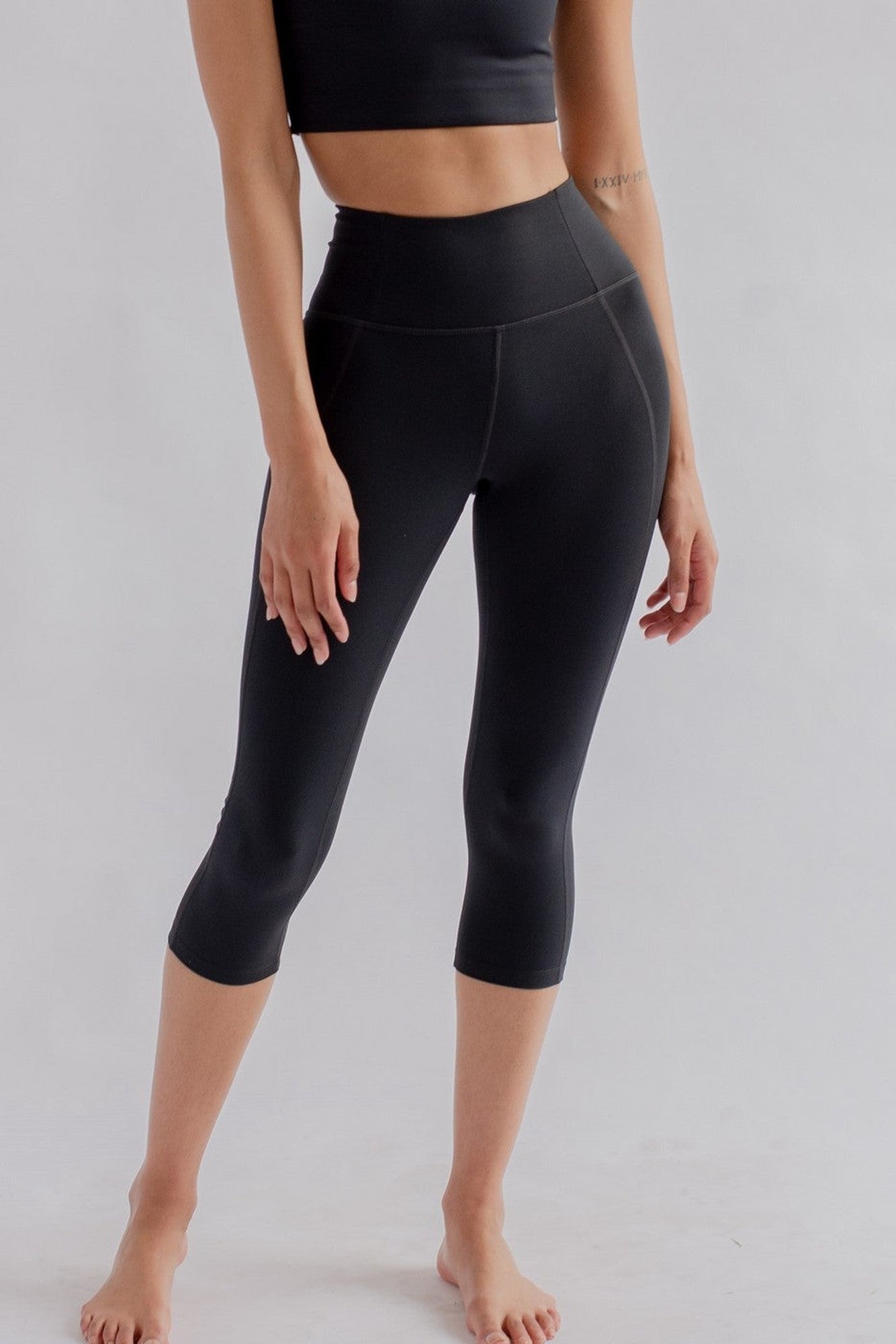 Leggings - Leggings compresivos de talle alto - Negro