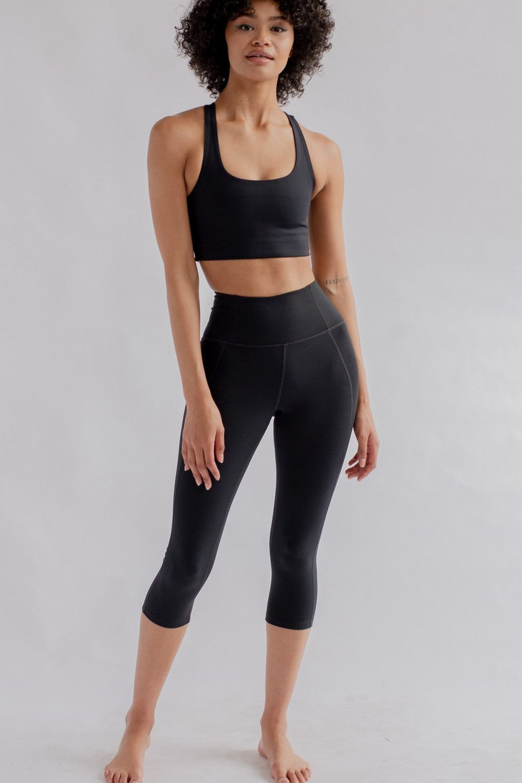 Leggings - Leggings compresivos de talle alto - Negro