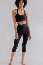 Leggings - Leggings compresivos de talle alto - Negro
