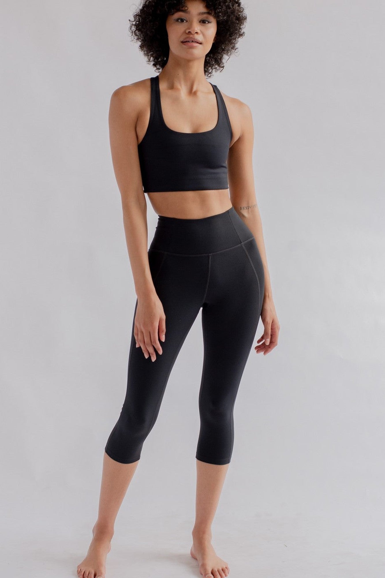 Leggings - Leggings compresivos de talle alto - Negro