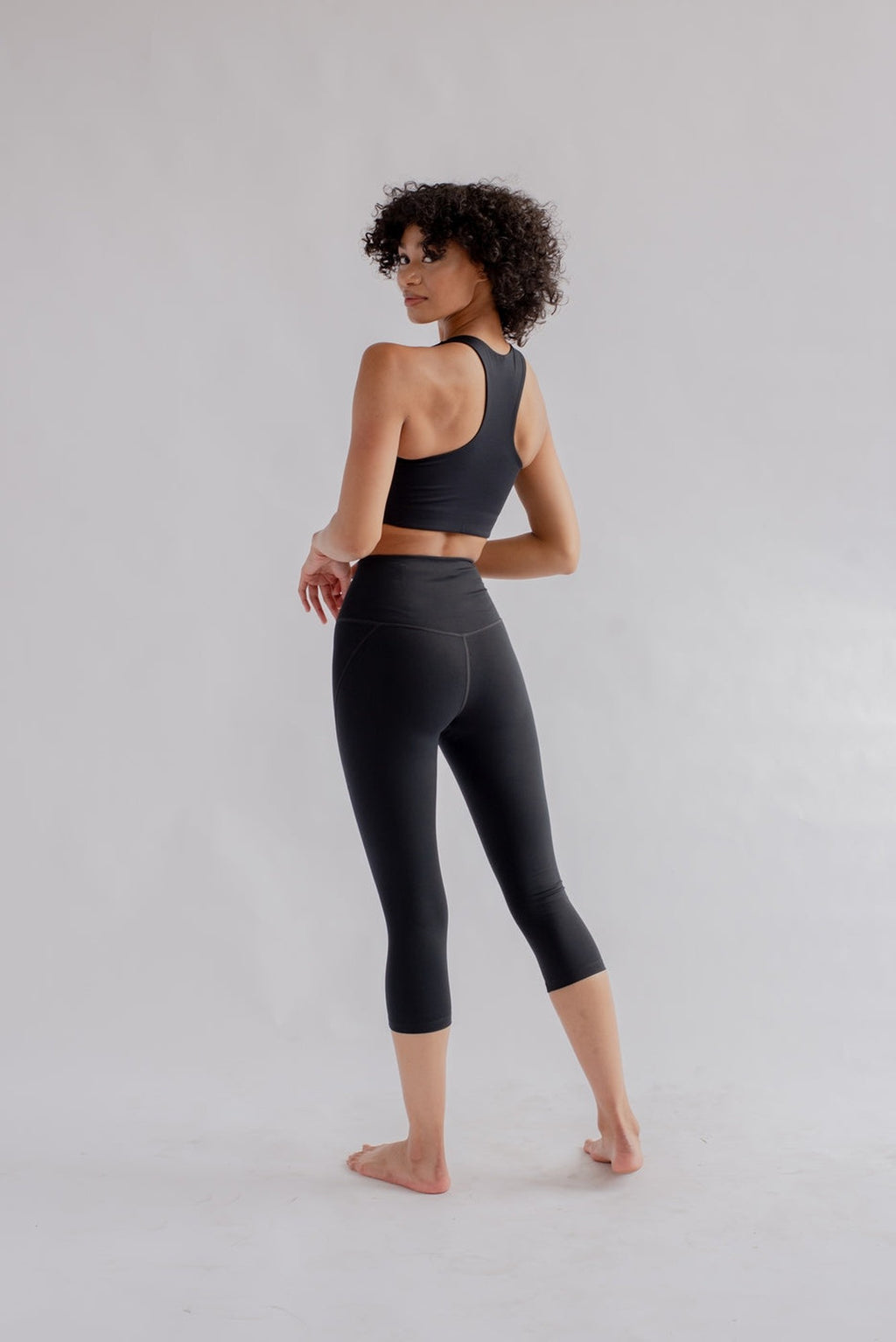 Leggings - Leggings compresivos de talle alto - Negro