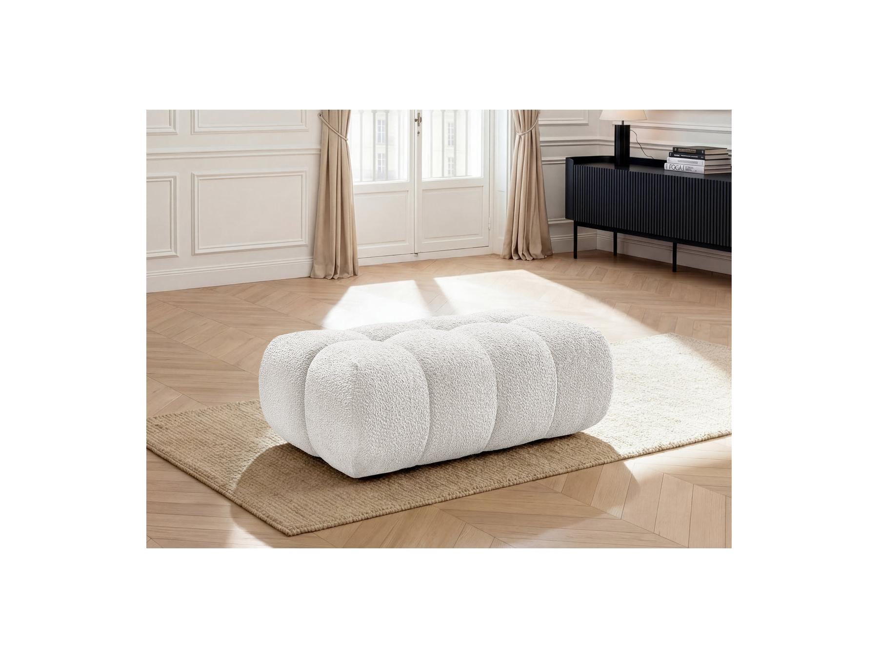 Jaya - Pouf - Tissu Chenille
