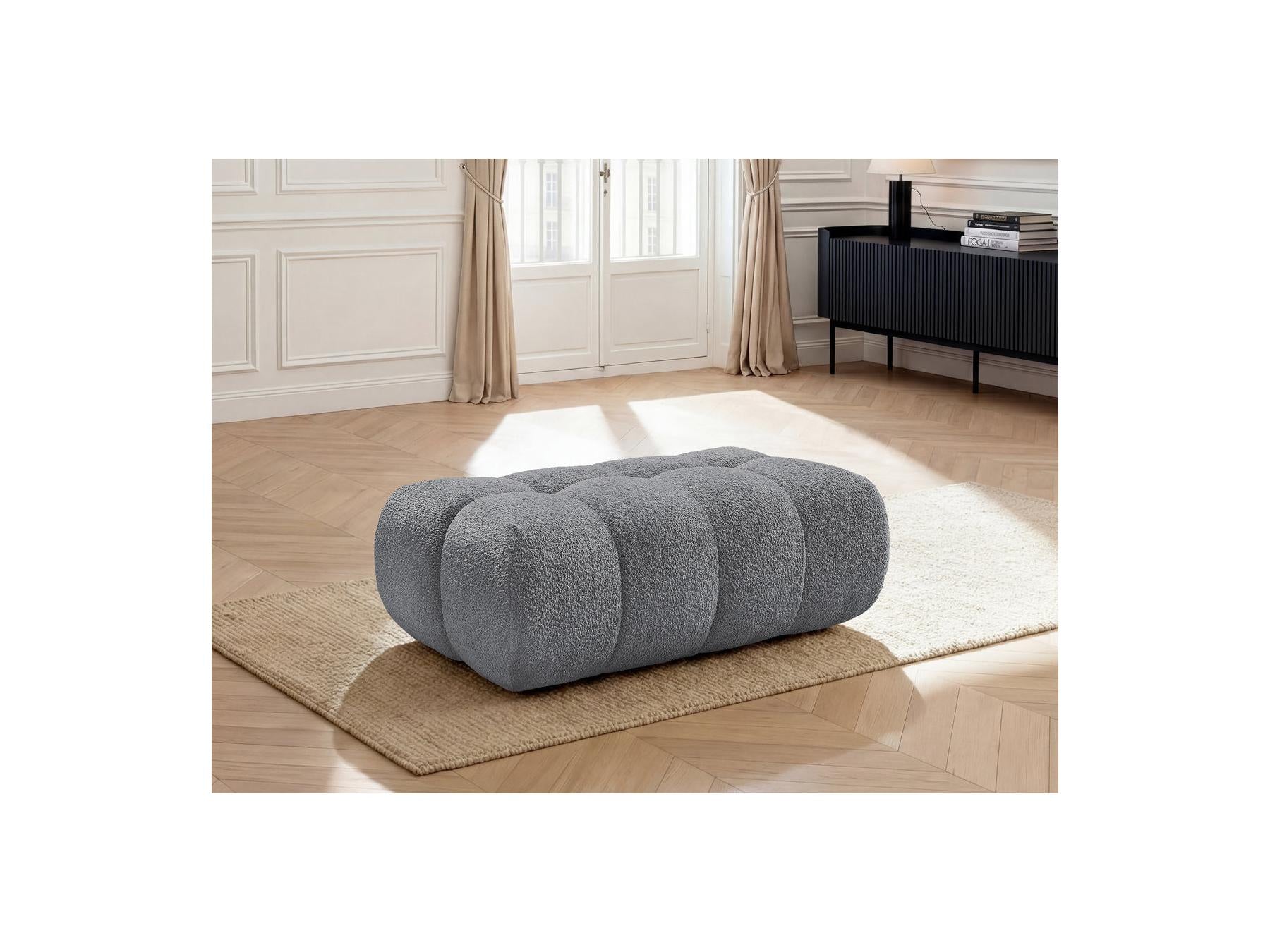 Jaya - Pouf - Tissu Chenille