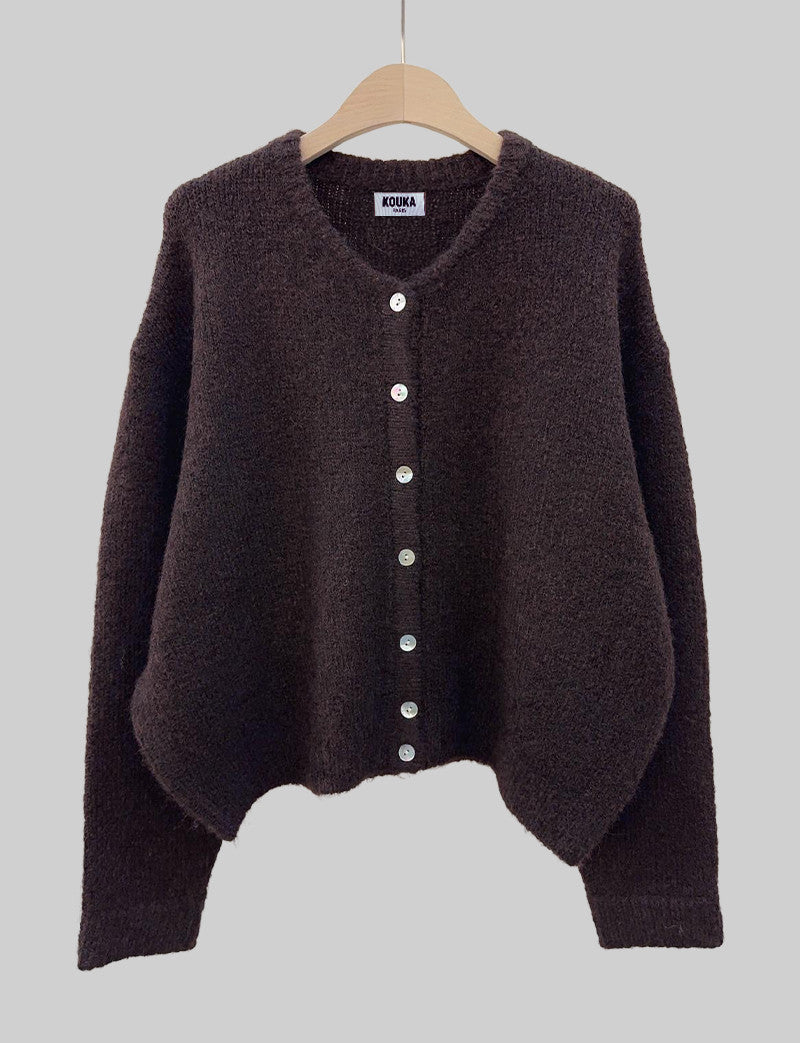 Chocoladebruin Vest Sami