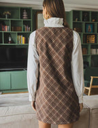 Kariertes Kleid Elym