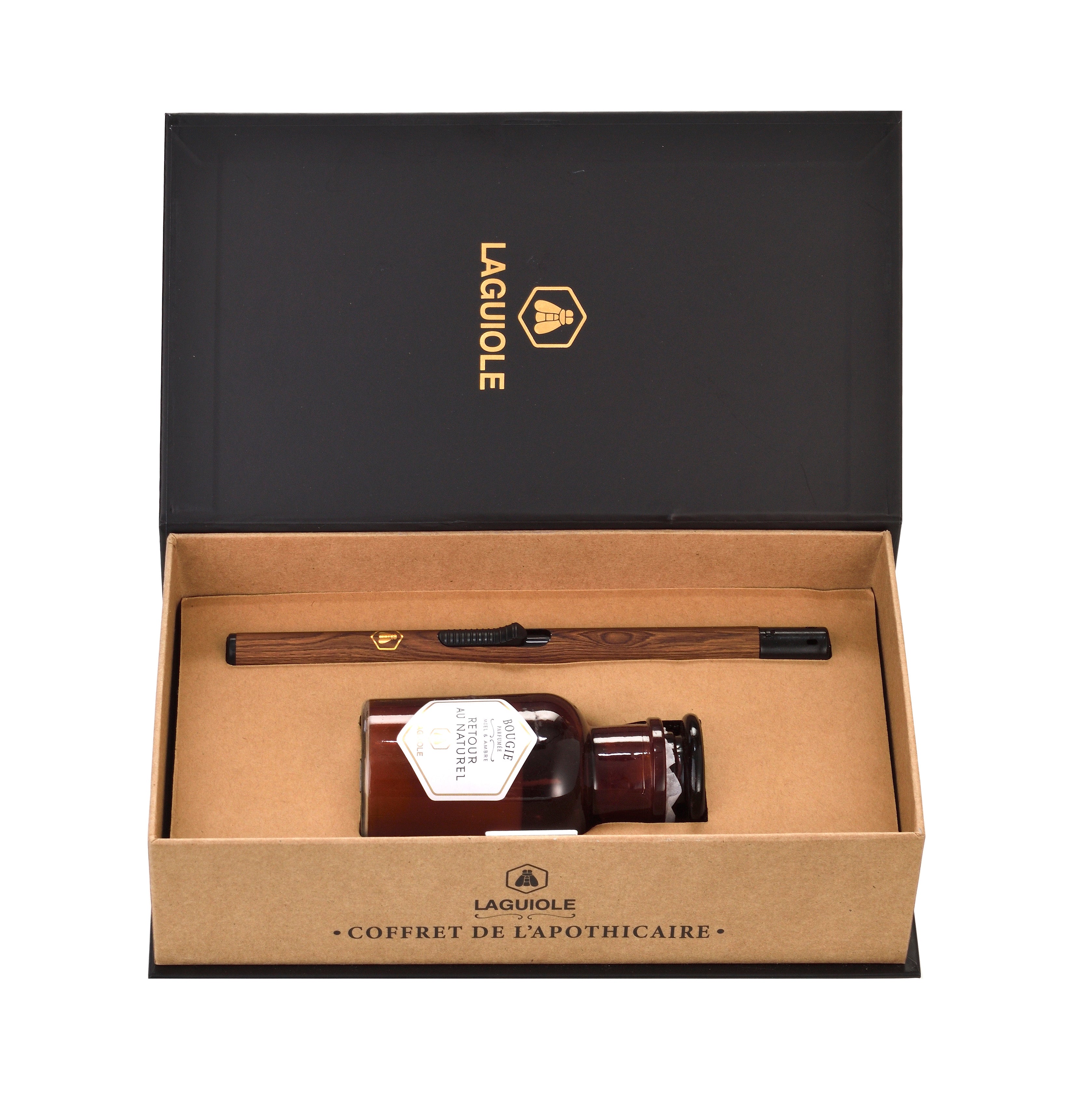 Coffret De Bougie Apothicaire Et Allume Tout