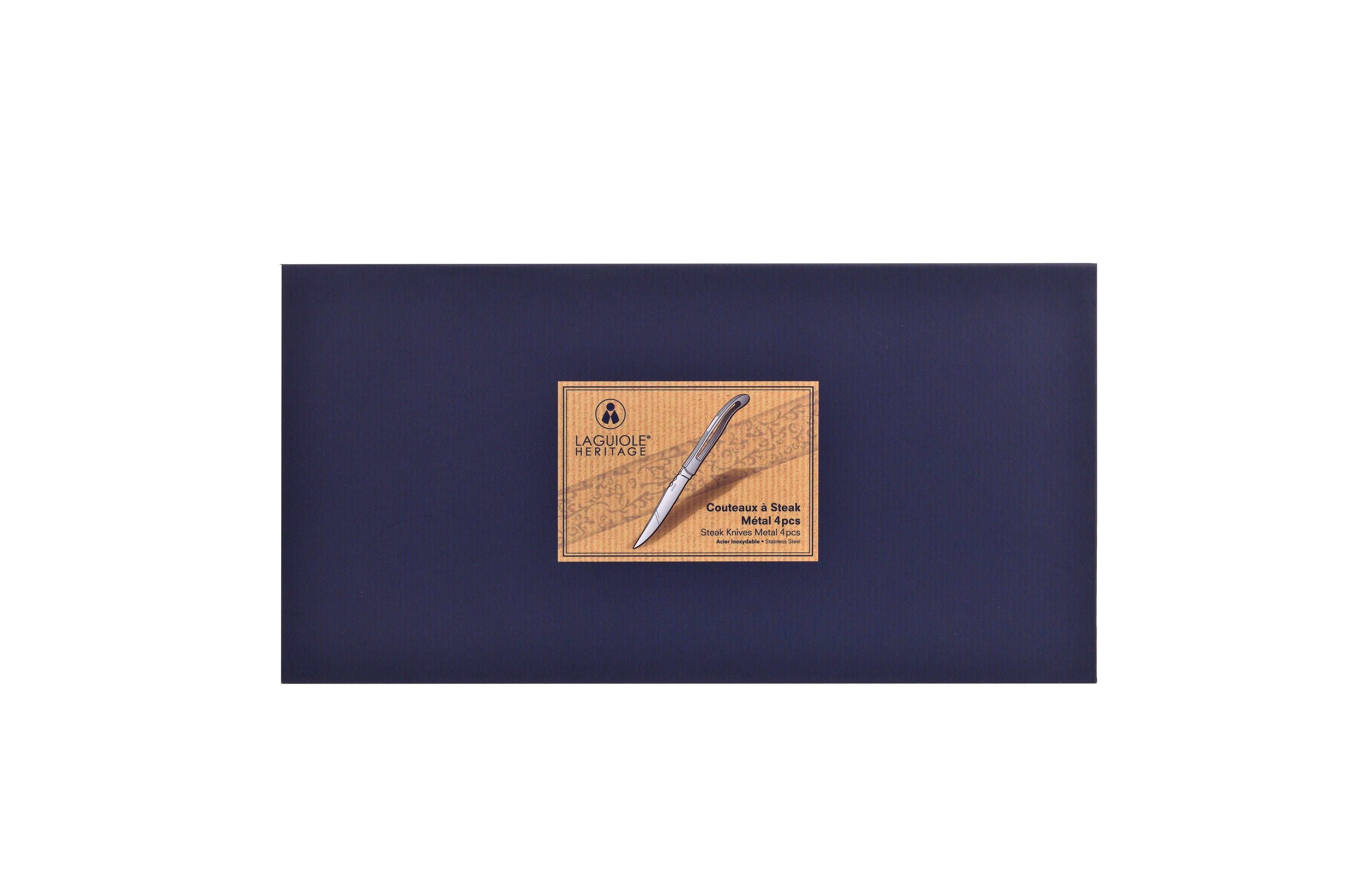 Coffret De 4 Couteaux De Table - Métal
