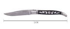 Couteau Pliant Manche En Bois Pakka Gris