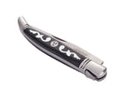 Couteau Pliant Manche En Bois Pakka Gris
