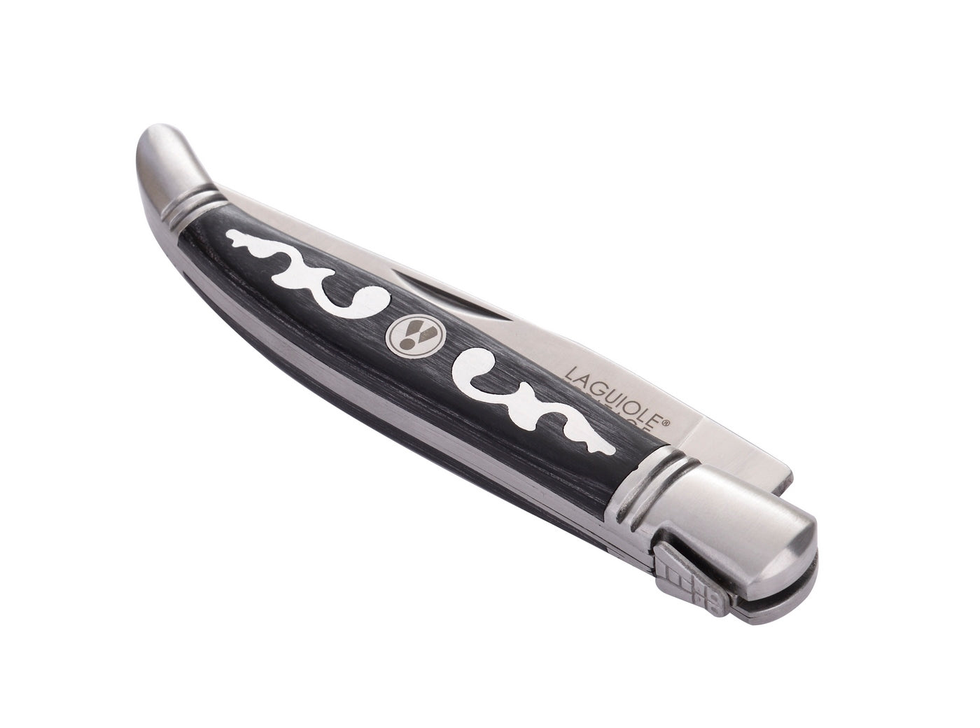 Couteau Pliant Manche En Bois Pakka Gris