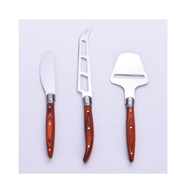 Box Of 3 Cheese Knives - LG Héritage