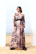 Jurk Ellen Graphic Flower - Lila