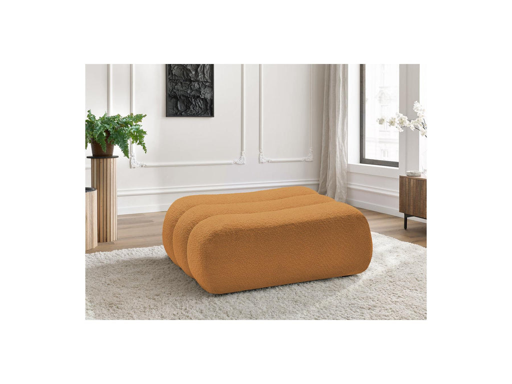 Azra - Footstool - Bouclé Fabric