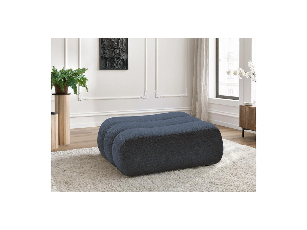 Azra - Footstool - Bouclé Fabric