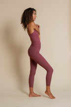 Legging - Rib High-Rise Legging - Goji