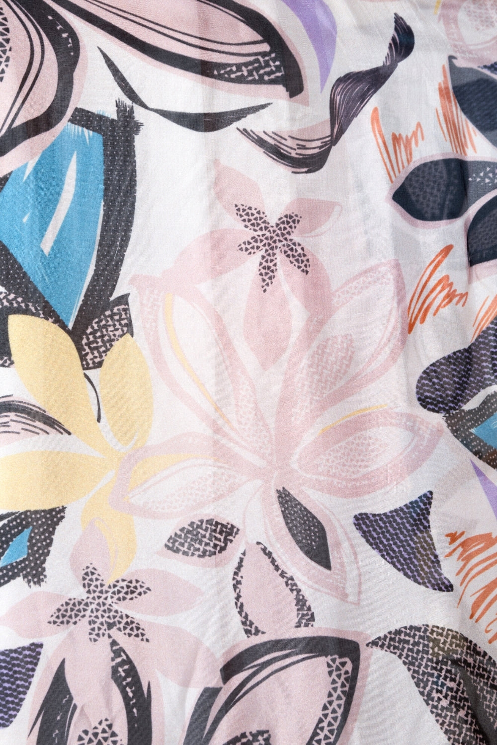 Jurk Ellen Graphic Flower - Lila