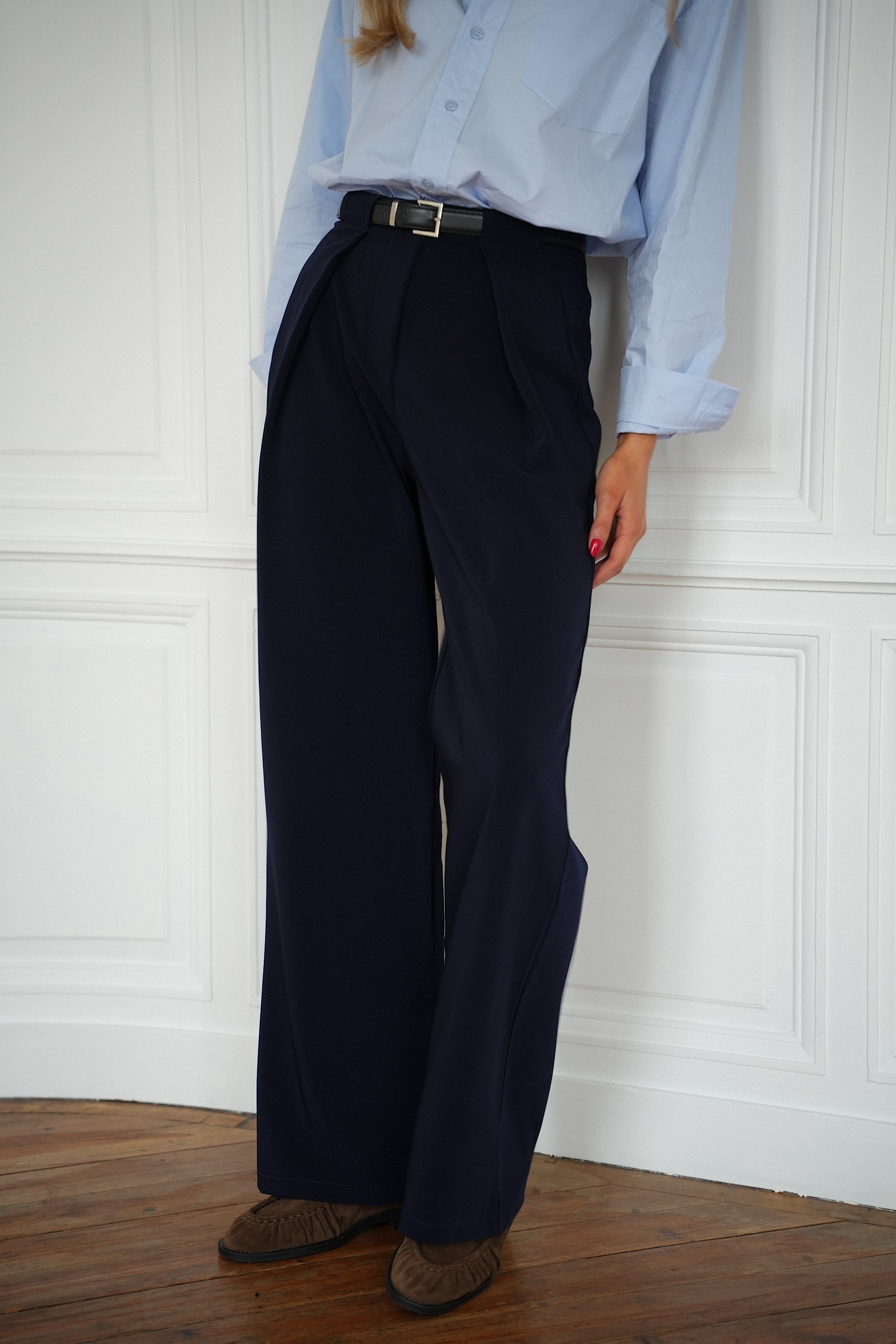 Sandro Marine - Pantalón recto