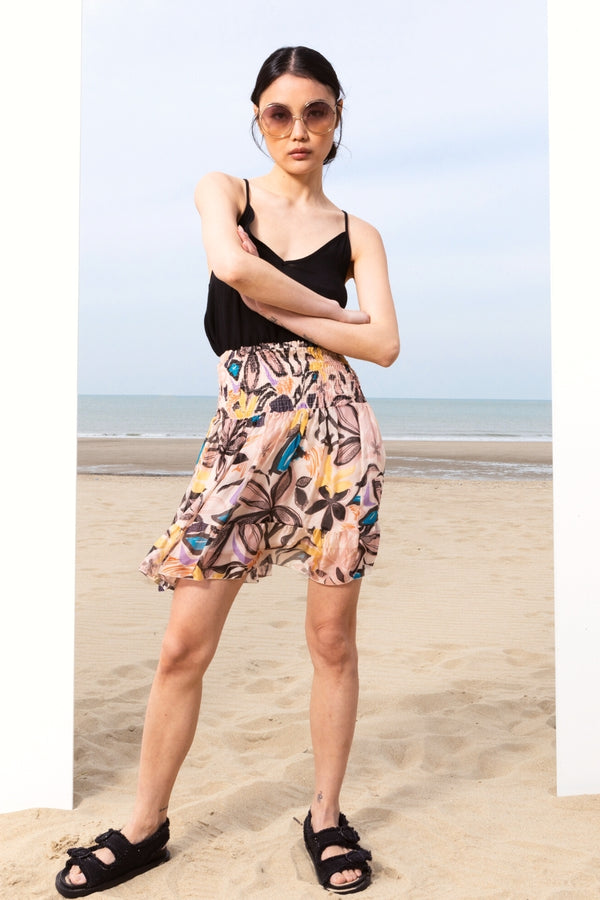 The Layla Graphic Flower Skirt
