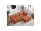 Azra - Fixed Corner Sofa - Bouclé Fabric - Right-Hand Corner