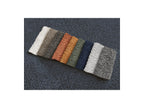 Azra - Sofá recto fijo de 4 plazas - Tejido bouclé