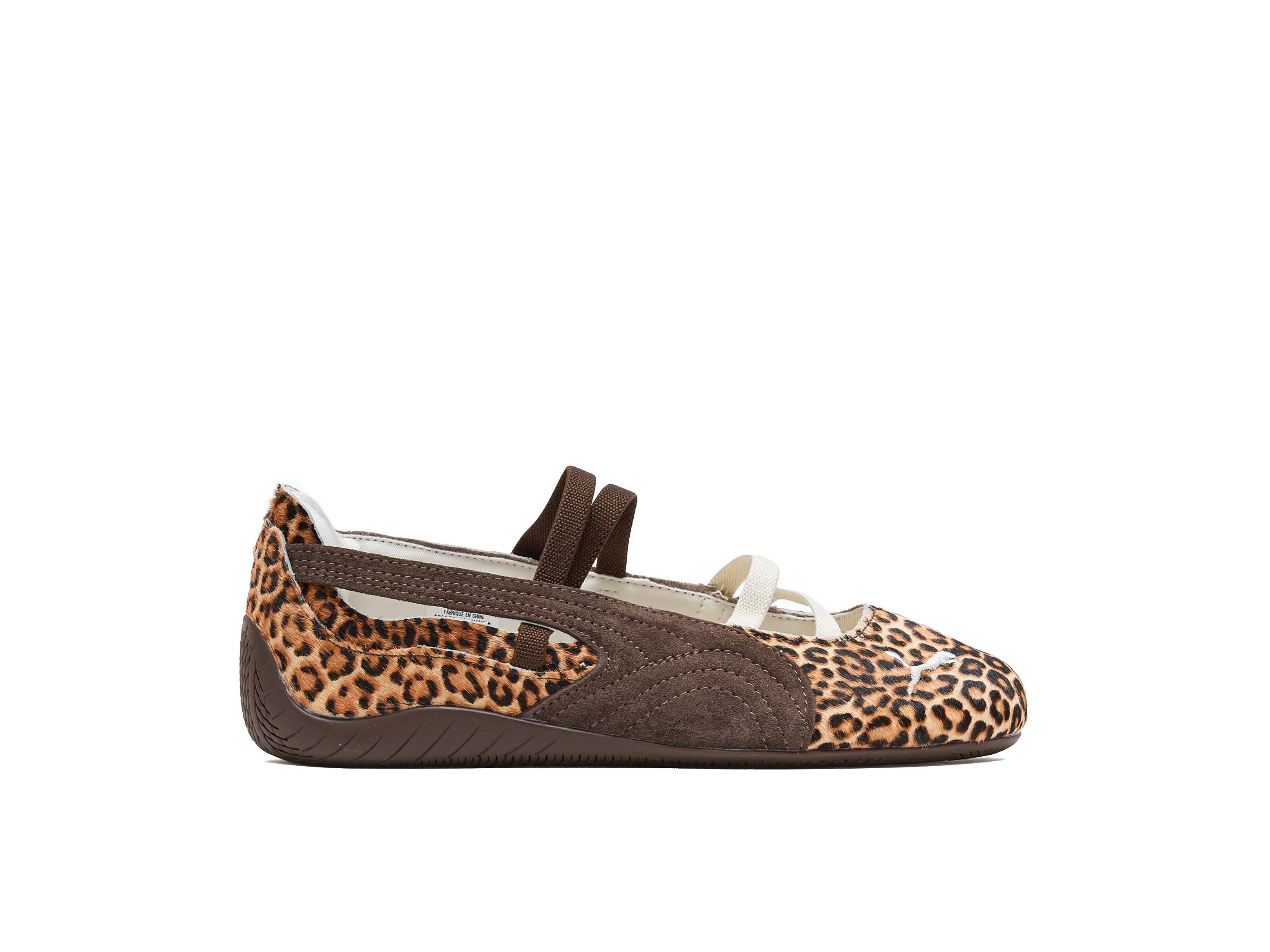 Puma Speedcat Ballet Wild Leopard Pony Hair (W) - Marron