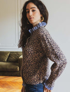 Cardigan Leopardato Floran