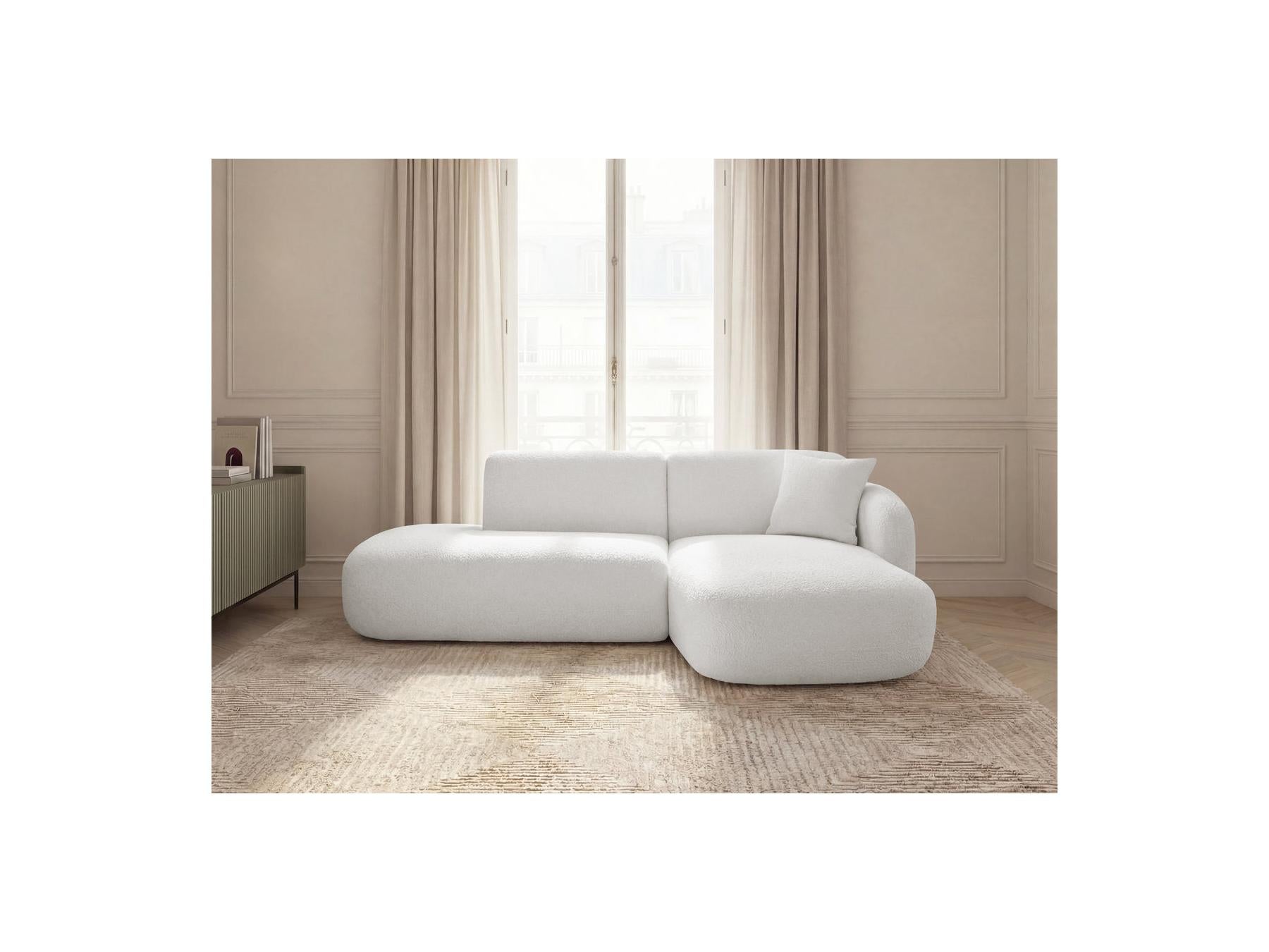 Anda - Sofá esquinero fijo modular - Con 1 chaise longue y 1 módulo terminal - Esquina derecha