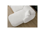 Anda - Sofá esquinero fijo modular - Con 1 chaise longue y 1 módulo terminal - Esquina derecha