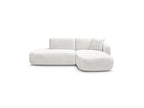Anda - Sofá esquinero fijo modular - Con 1 chaise longue y 1 módulo terminal - Esquina derecha