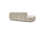 Anda - Sofá esquinero fijo modular - Con 1 chaise longue y 1 módulo terminal - Esquina derecha
