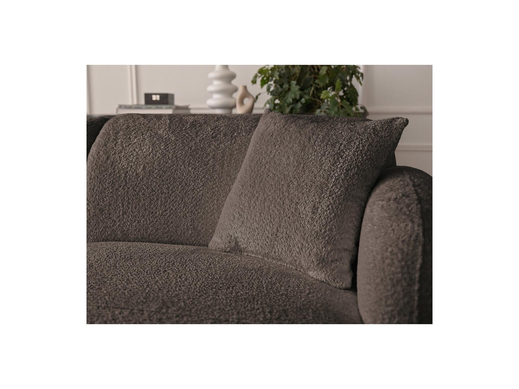 Anda - Sofá esquinero fijo modular - Con 1 chaise longue y 1 módulo terminal - Esquina derecha